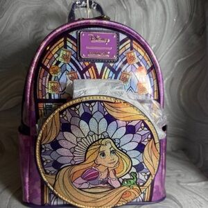 Loungefly Disney Princess Stained Glass Collection: Rapunzel Backpack